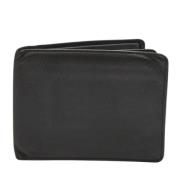 Pre-owned Leather wallets Louis Vuitton Vintage , Black , Dames