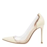 Pre-owned Leather heels Gianvito Rossi Pre-owned , White , Dames