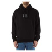 Hoodie van katoen met geborduurd logo Calvin Klein Jeans , Black , Her...