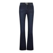 Eva Flare Denim Jeans Fabienne Chapot , Blue , Dames