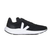 Zwart/Wit Marlin V-Knit Sneakers Veja , Black , Heren