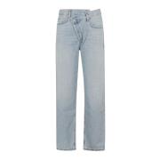 Straight Jeans Agolde , Blue , Dames