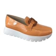 Mocassin Schoenen A-2462 Wonders , Orange , Dames