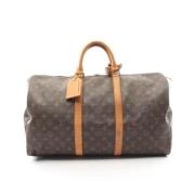 Pre-owned Leather handbags Louis Vuitton Vintage , Brown , Dames