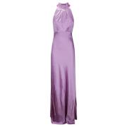 Elegante Michelle Jurk voor Vrouwen Saloni , Purple , Dames