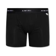 Boxershorts met logo Amiri , Black , Heren