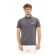 Geborduurd Logo Polo Shirt Baldinini , Gray , Heren