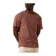 Heren Polo & T-shirts Waffle Tee Anerkjendt , Brown , Heren