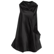 Pre-owned Satin dresses Alexander McQueen Pre-owned , Black , Dames