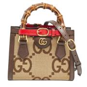 Pre-owned Leather totes Gucci Vintage , Multicolor , Dames
