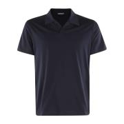 Klassiek Polo Shirt voor Mannen Dondup , Blue , Heren