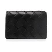 Stijlvolle Portemonnees met Portacard Bottega Veneta , Black , Dames