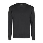 Round-neck Knitwear Altea , Black , Heren