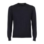 Round-neck Knitwear Tagliatore , Blue , Heren