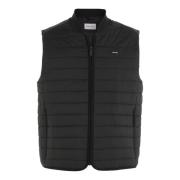 Gewatteerd Opvouwbaar Puffer Vest Calvin Klein , Black , Heren