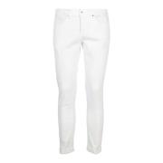 Bull Denim Jeans Dondup , White , Heren