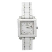 Pre-owned Stainless Steel watches Fendi Vintage , White , Dames