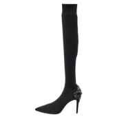 Pre-owned Fabric boots René Caovilla Pre-owned , Black , Dames