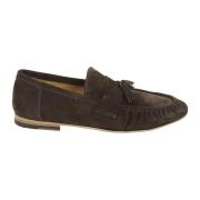 Suede Loafer Moccasin Sturlini , Brown , Heren