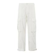 Cargo Wide Leg Broek Frame , White , Dames