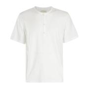 Katoen Chester Stijl Shirt Tela Genova , White , Heren
