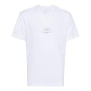 Wit Grafische Print Katoenen T-shirt Neil Barrett , White , Heren