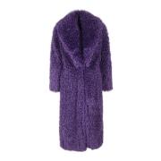 Faux Fur Coat Aniye By , Purple , Dames