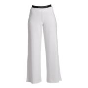 Comfortabele 3Dtp70 Witte Broek Emporio Armani EA7 , White , Dames