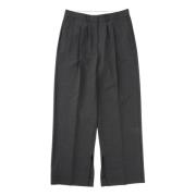 Relaxed-Fit Geplooide Lange Broek Birgitte Herskind , Black , Dames