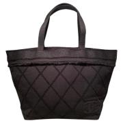 Pre-owned Canvas totes Chanel Vintage , Black , Dames