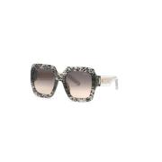 Mode Zonnebril Rook Gradient Roze Chopard , Multicolor , Dames