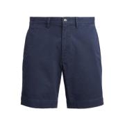 Blauwe Chino Shorts met Stretch Fit Ralph Lauren , Blue , Heren