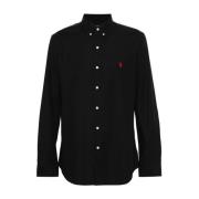 Zwarte Polo Shirt voor Mannen Ralph Lauren , Black , Heren