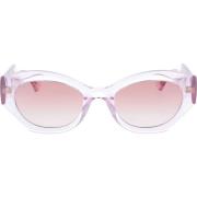 Stijlvolle Zonnebril met Uniek Ontwerp Gucci , Pink , Dames