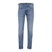 Slim Fit Blauwe Jeans Hugo Boss , Blue , Heren