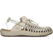 Stijlvolle Taupe Suède Sandalen Keen , Beige , Heren