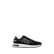 Zwarte Sneakers Urban Stijl Armani Exchange , Black , Heren