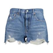 Denim Shorts Levi's , Blue , Dames