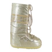 Glitter Icon Winterlaarzen Moon Boot , Yellow , Dames