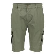 Groene Cargo Shorts Aeronautica Militare , Green , Heren