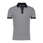 Wit Gestreept Slim Fit Poloshirt Tommy Hilfiger , Multicolor , Heren