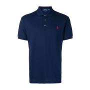 Marine Verfijnde Gebreide Trui Ralph Lauren , Blue , Heren