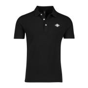 Zwart poloshirt met korte mouwen Replay , Black , Heren