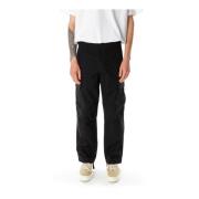 Ripstop Cargo Broek Regular Fit Carhartt Wip , Black , Heren