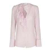 Ruffle Blouse Victoria Beckham , Pink , Dames