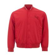 Luxe Rode Polyesterjas voor Mannen Armani Exchange , Red , Heren
