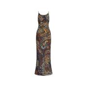 Jurk met Bandjes Etro , Multicolor , Dames