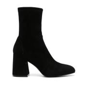 Zwarte Enkellaarzen voor Vrouwen Aw23 Stuart Weitzman , Black , Dames