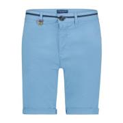 Blauwe Chino Shorts Slim Fit A fish named Fred , Blue , Heren