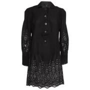 Pre-owned Cotton dresses Gucci Vintage , Black , Dames